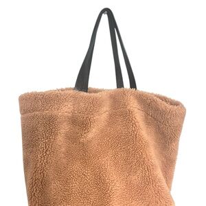 Stand Studio large faux shearling shopping tote